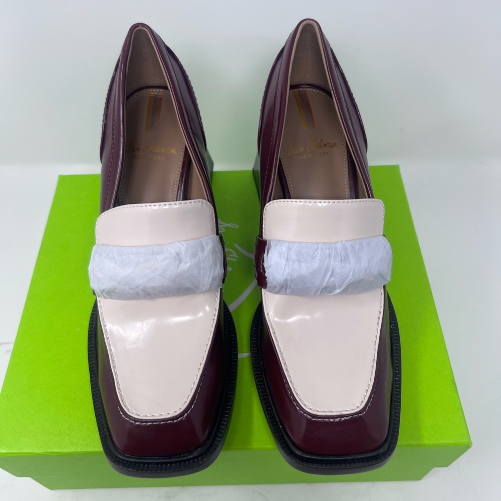 Elegant Burgundy Loafers - Picture 4 of 9